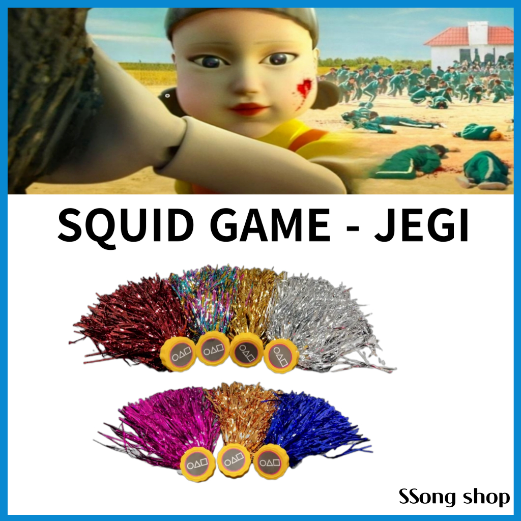 Squid Game Jegi-Chagi Set - Made in Korea | Shopee Philippines