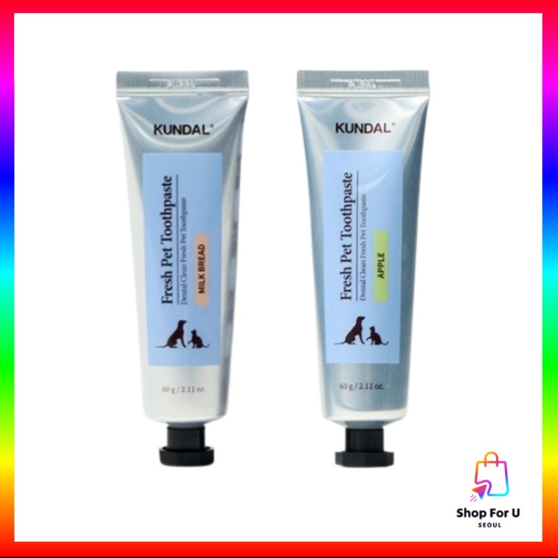 [KUNDAL] Dental Clean Fresh Pet Toothpaste for Dogs & Cats 60g Pet