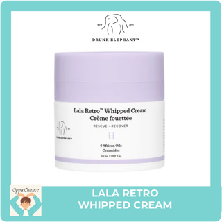 Drunk Elephant Lala Retro Whipped Cream. Replenishing Moisturizer for Skin  Protection and Rejuvenation. 50 Milliliters.