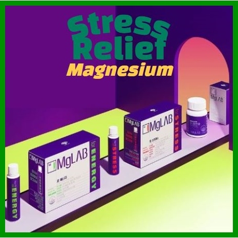 KOREA 🇰🇷 Mglab For Stress Liquid Gluconic acid Magnesium 25ml×10days ...