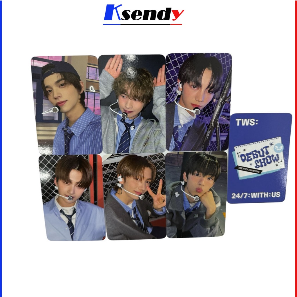 TWS : DEBUT SHOW OFFICIAL PHOTOCARD MEMBER SET (6EA) | Shopee Philippines