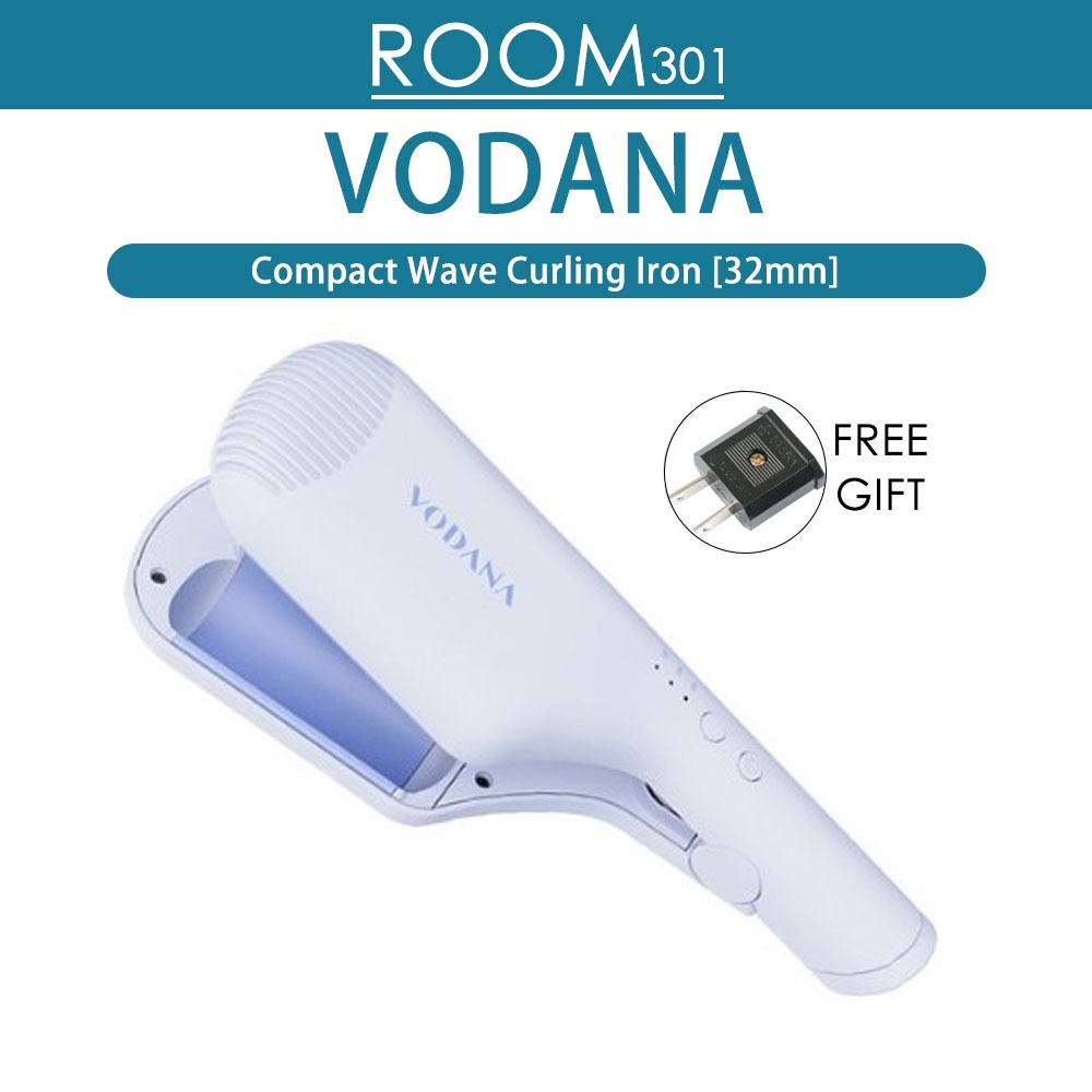 VODANA Compact Wave Iron ホワイト