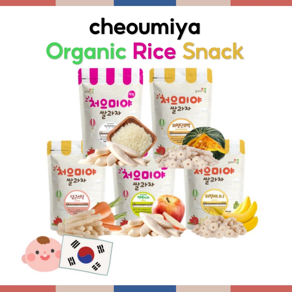 [CHEOUMIYA] Organic Baby Rice Biscuit 29 types / Korean baby food baby ...
