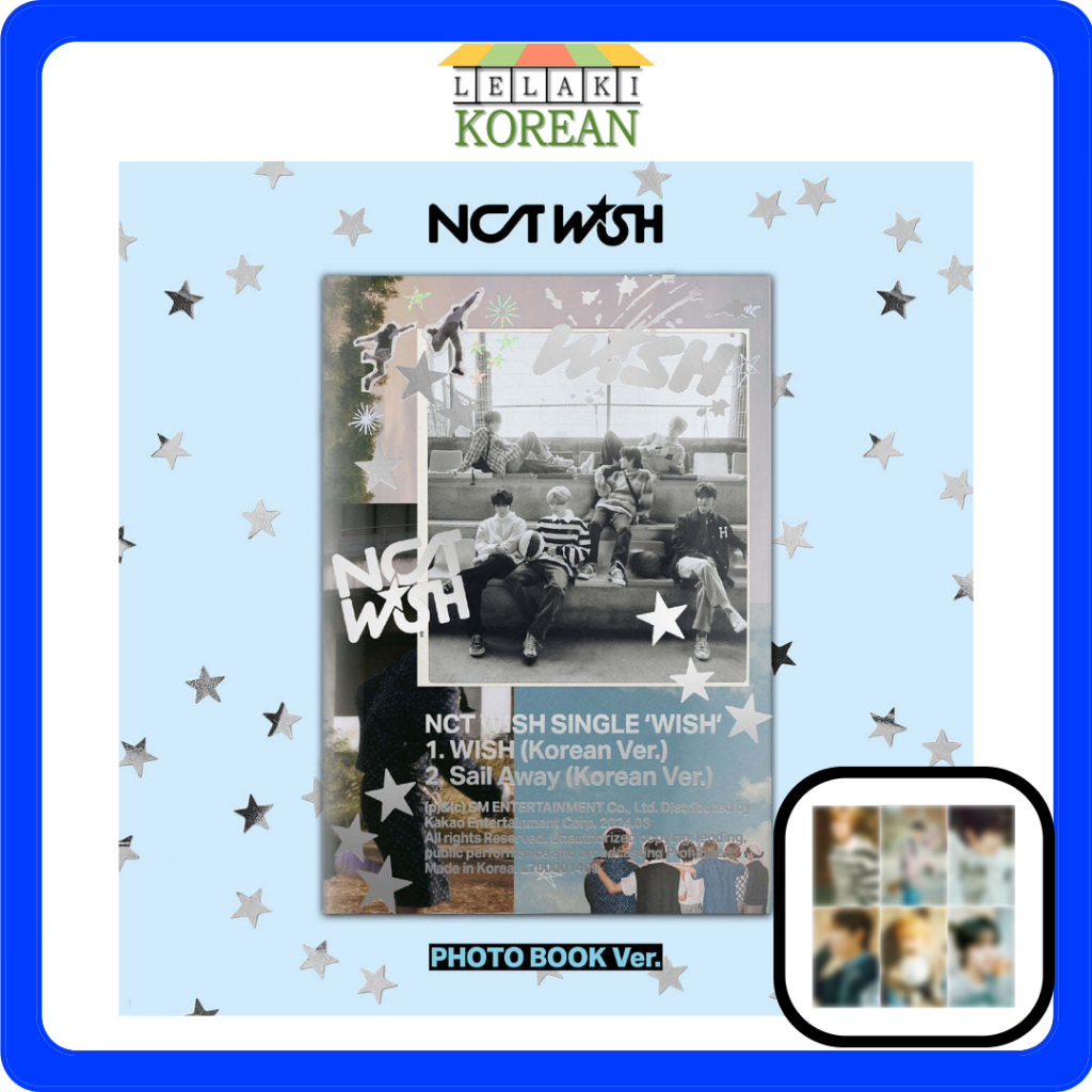 NCT WISH - 1st Single Album [ Wish ] PhotoBook Ver. + Freebies POB GIFT ...