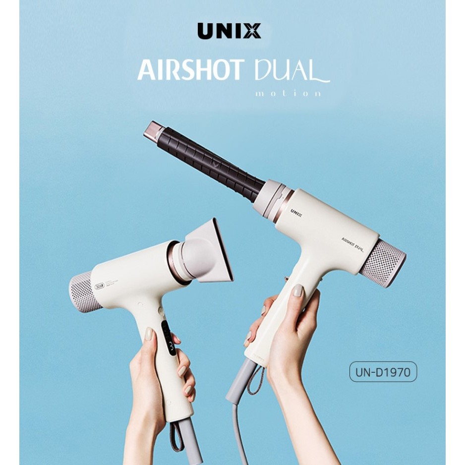 [UNIX] AirShot Dual Motion Plasma Dryer UN-D1970 K-Beauty Healthy Hair  Styling Ease [Shipping from Korea] - Main Image