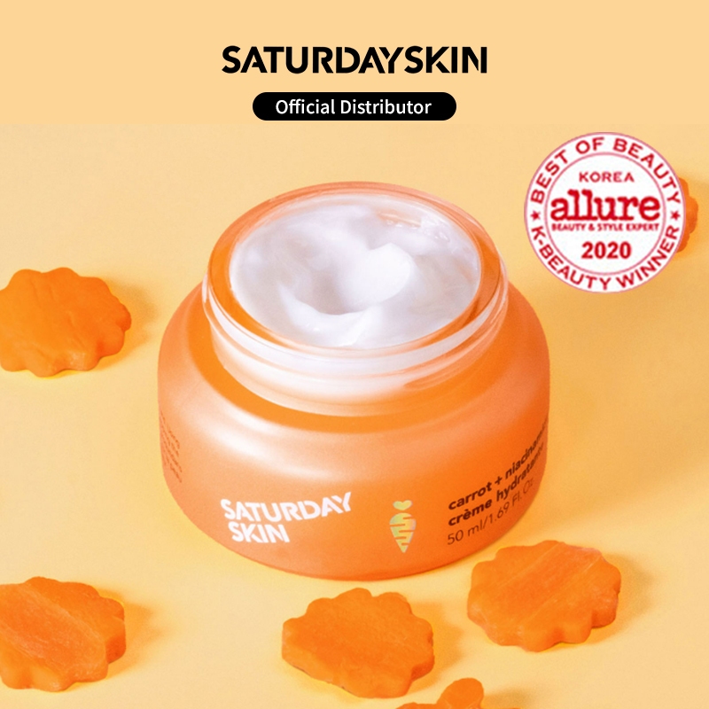 [SATURDAY SKIN] Carrot + Niacinamide Moisturizing Cream 50ml | Shopee ...