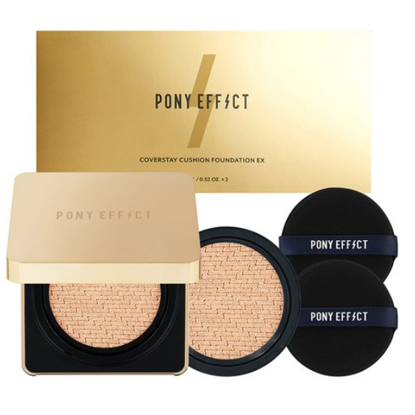 Pony Effect Cover Stay Cushion Foundation EX Original 15g + Refill 15g ...