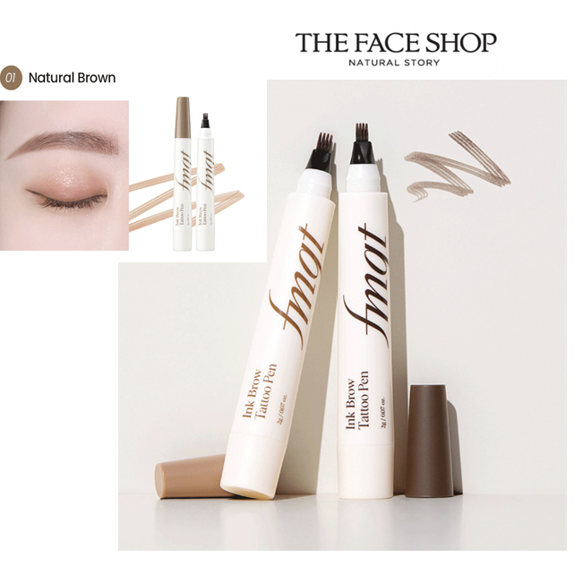 [The Face Shop] fmgt Ink Brow Tatoo Pen 2g | Shopee Philippines