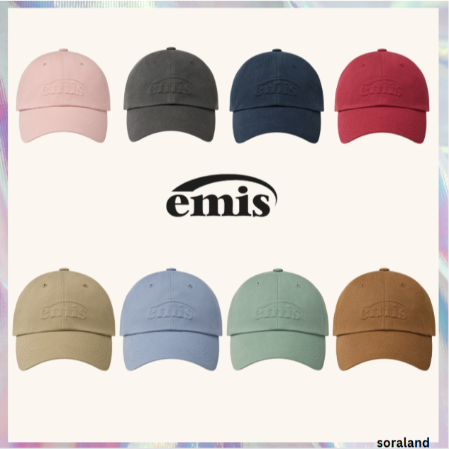[EMIS] EMBOSSING LOGO BALL CAP 8 colors (2025 new) | Shopee Philippines