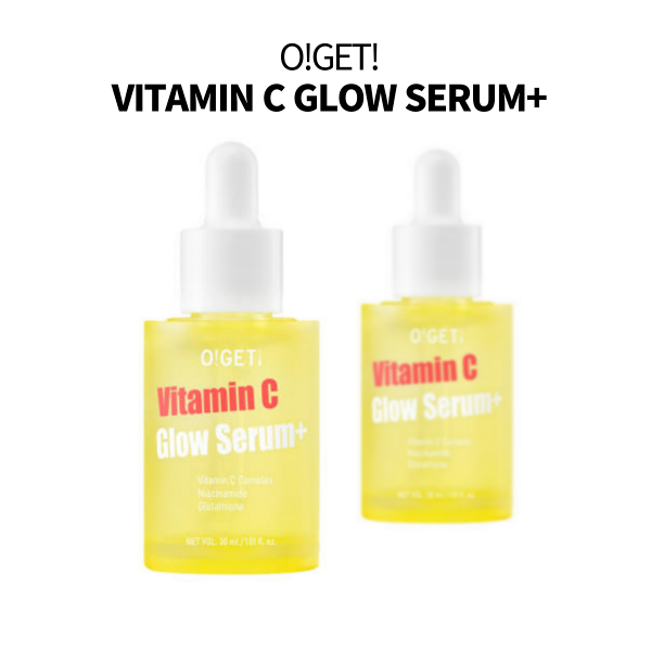 O!GETi Vitamin C Glow Serum Plus Whitening Sensitive Skin 30ml | Shopee ...