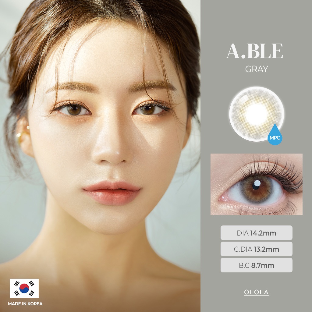 [OLOLA] Able Gray color contact lens(minus lens) | Shopee Philippines