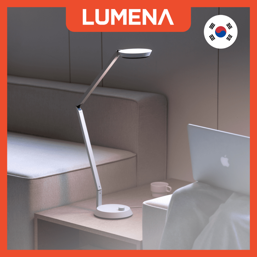 LUMENA Desk On LED Stand Home Office Adjustable LED Stand Sleek Sturdy ...