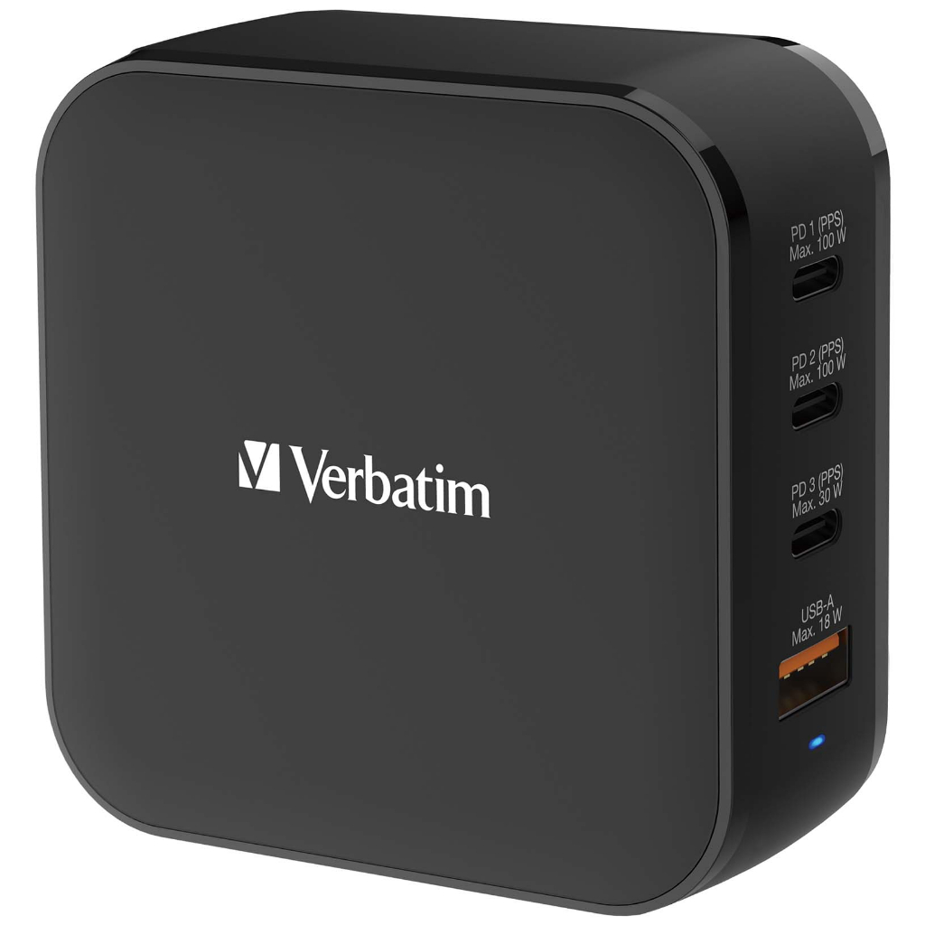(ALLSTARS: We are Back) Verbatim 66910 4 Port 150W PD & QC 3.0 GaN ...