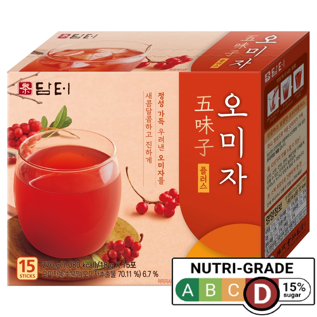 [Damtuh] Omija(Schisandra) Plus Fruit Tea 18g x 15 Sticks / Made in ...