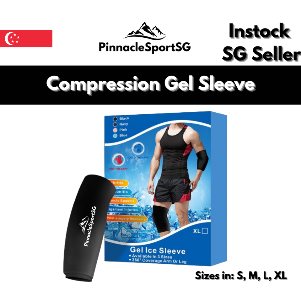 [SG] Medical Grade Compression Gel Sleeve Ice Heat Pack Hot Cold ...