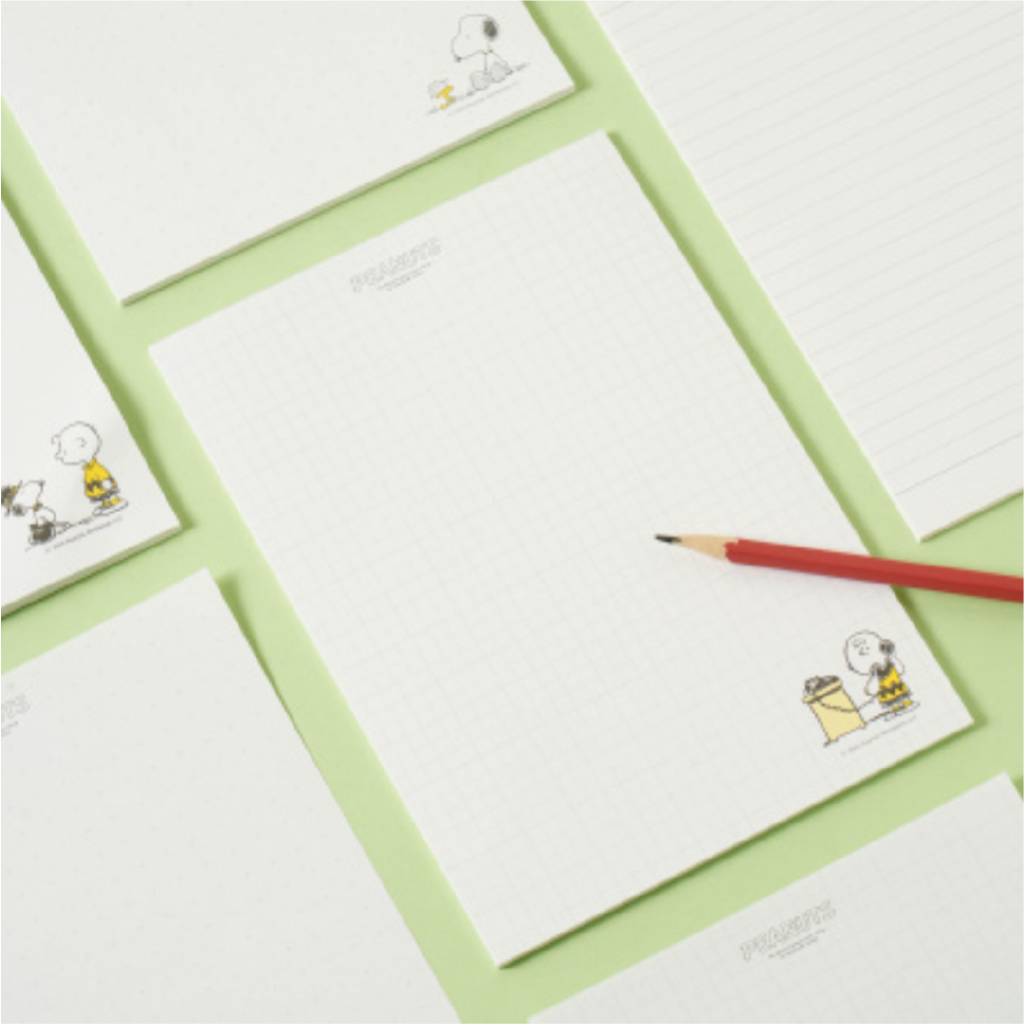 [Daiso Korea x PEANUTS] Snoopy A5 Notepad 40sheets | Shopee Philippines