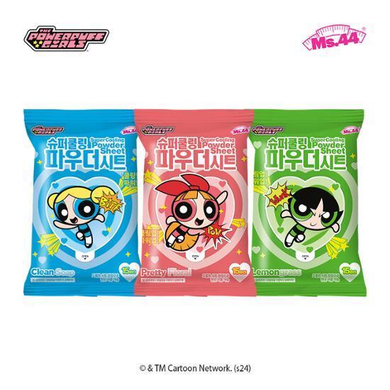 [MS44] Super Cooling Powder Sheet Powerpuff Girls Edition 15 Sheets in ...
