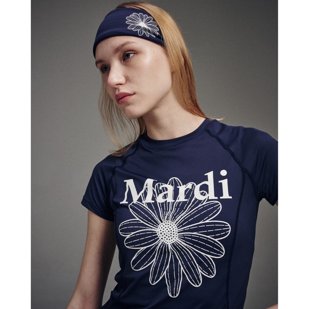 Mardi Mercredi [ACTIF] AIRLIFT slim fit top flowermardi