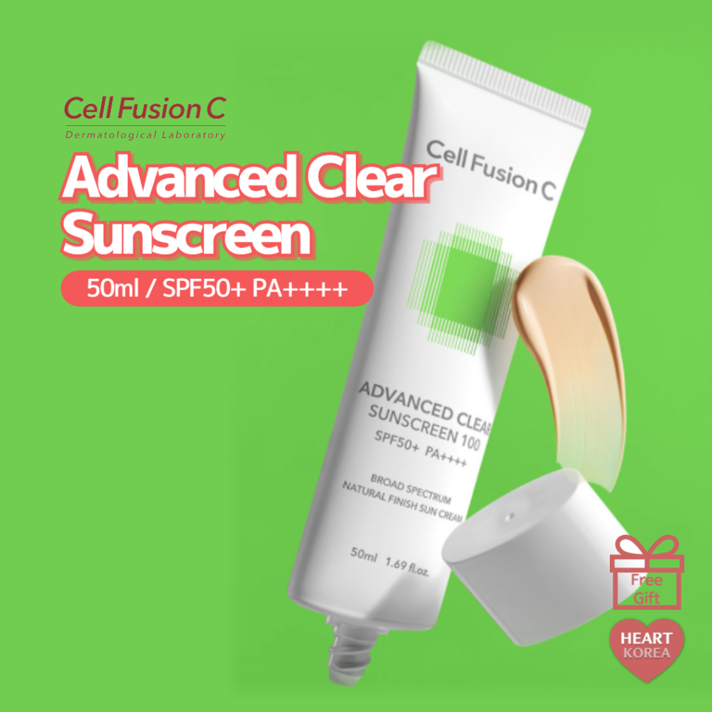 Cell Fusion C Advanced Clear Sunscreen 100 SPF 50+/PA++++ 45ml | Shopee ...