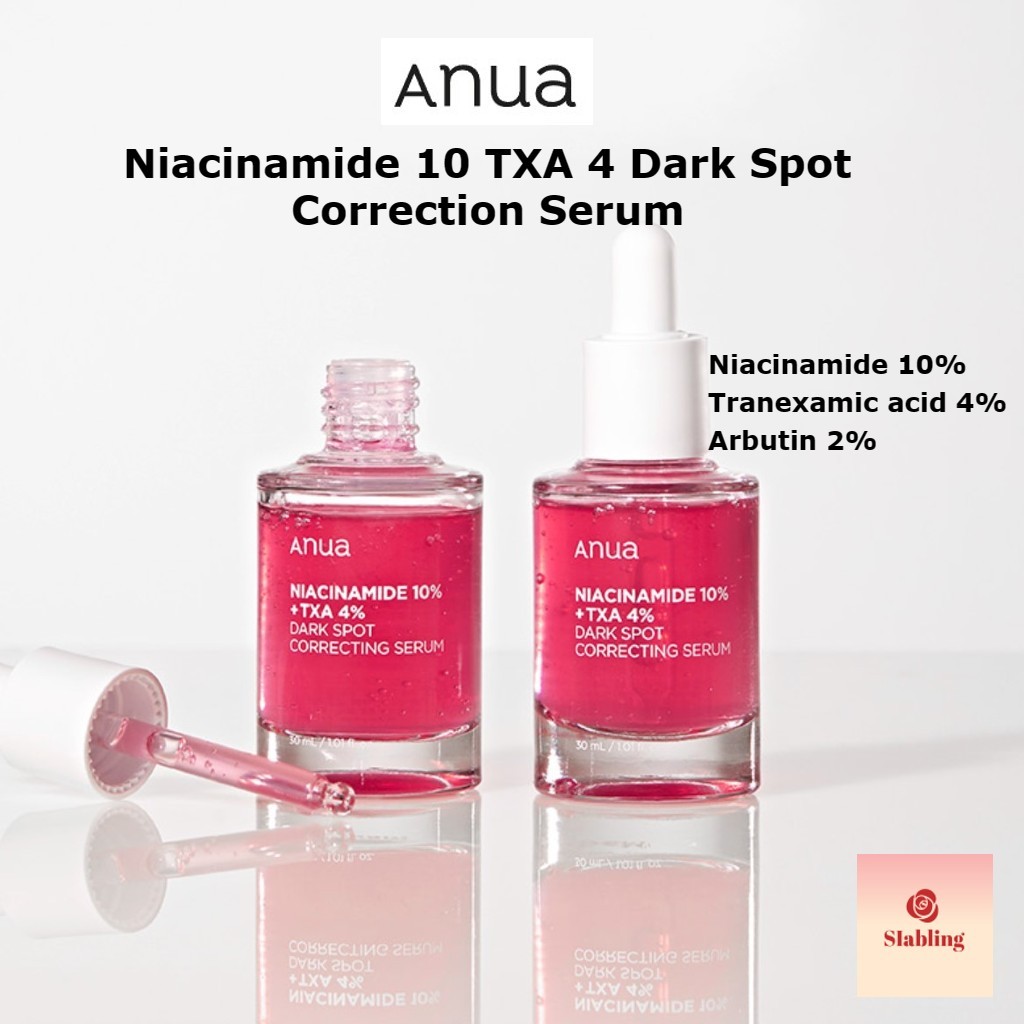 [Anua] Niacinamide 10+ TXA 4 dark spot correction serum 30ml (pink tone up serum/focus