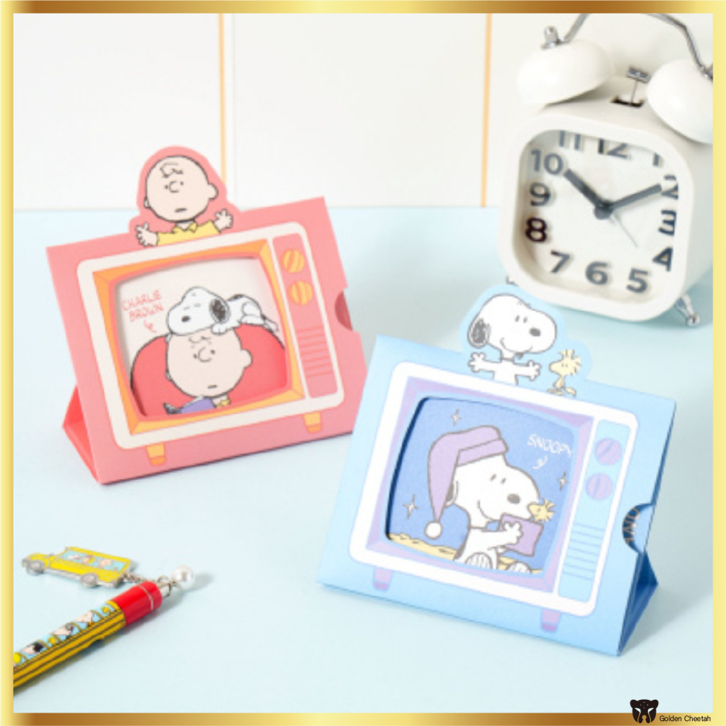 Peanuts Snoopy Frame Design Standing Card + Envelope Set Thank You Card ...