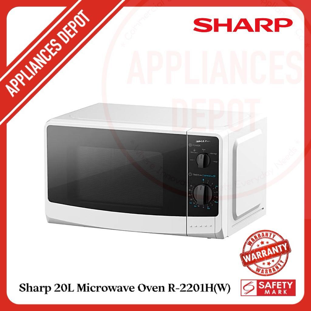 SHARP 20L Countertop Microwave Oven R-2201H(W) | R-2201H (1 Year ...