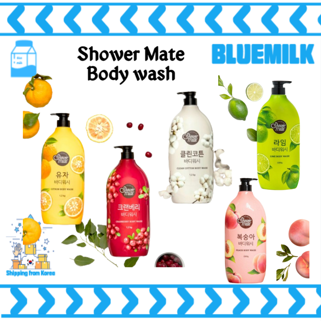 Shower Mate body wash, body care has a gentle scent and softens the