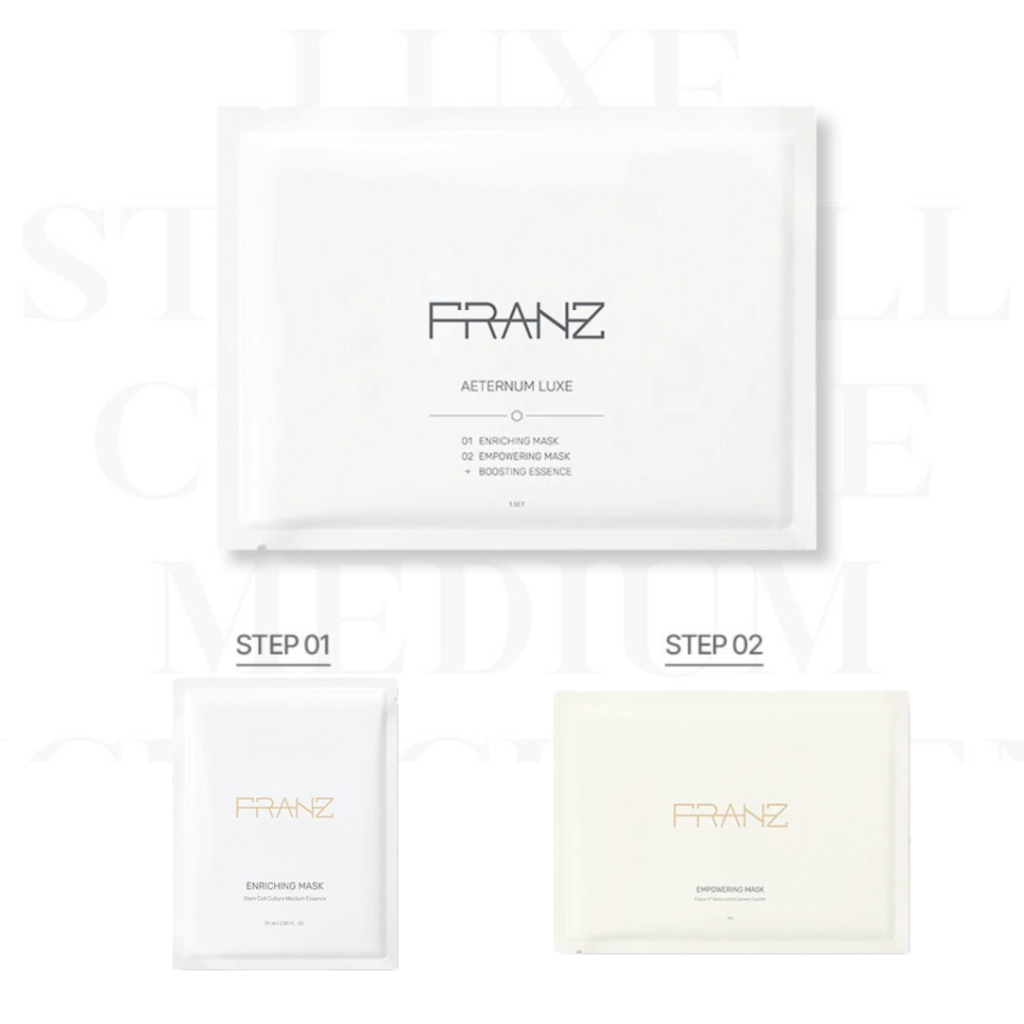 FRANZ Aeternum Luxe Stem Cell Culture Microcurrent Dual Mask 1Set