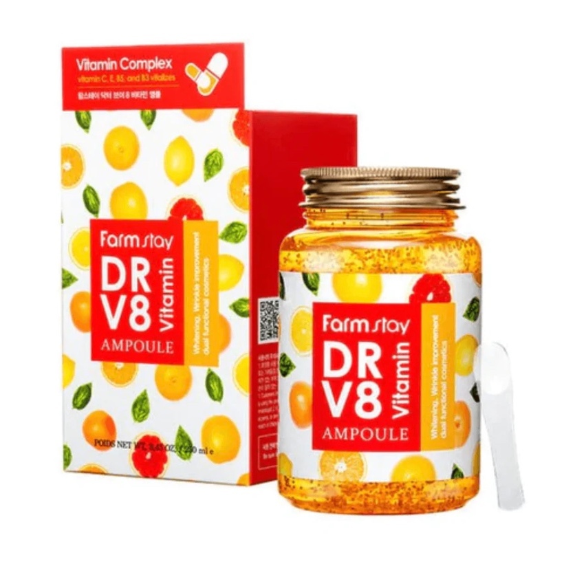 FarmStay DR-V8 Vitamin Ampoule 250ml | Shopee Philippines