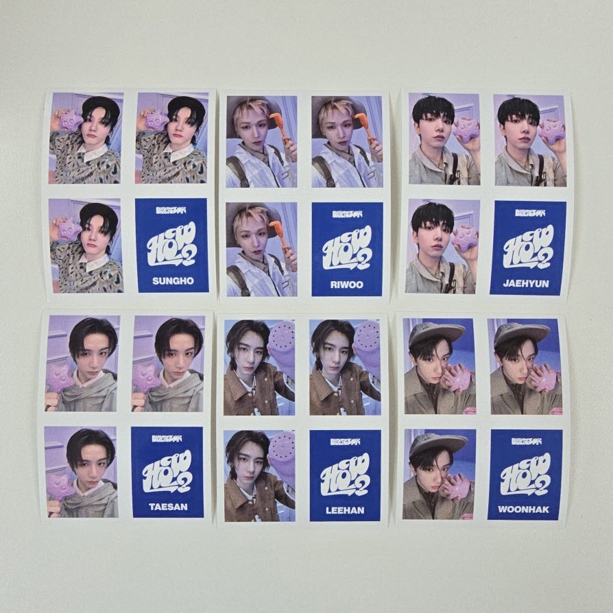 BOYNEXTDOOR MINI PHOTO STICKER WEVERSE HOW STICKER | Shopee Philippines