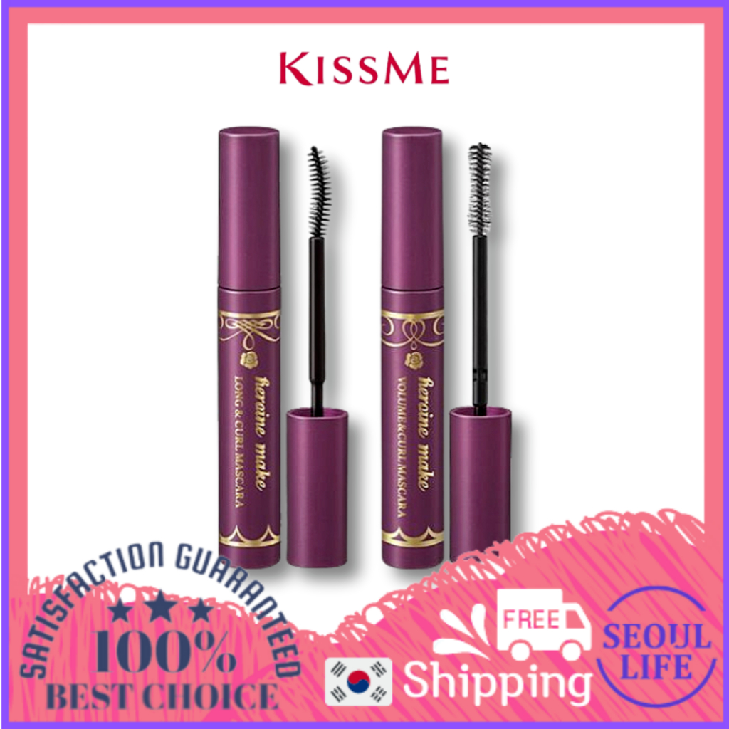 Kiss Me Heroine Make Mascara EX Deep Black 6g 2types ( Long&Curl