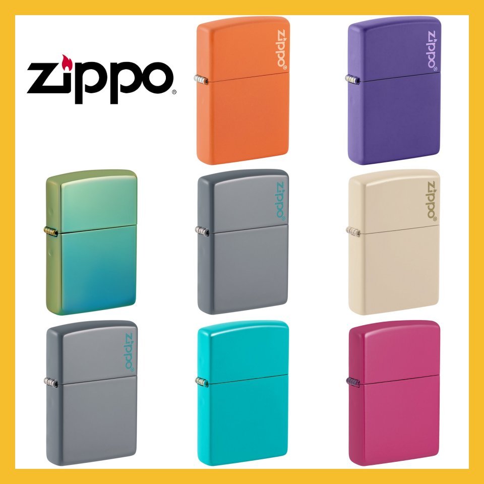 Zippo Classic Model Colored Zippo 10 Models Boyfriend gift + Free Gift ...
