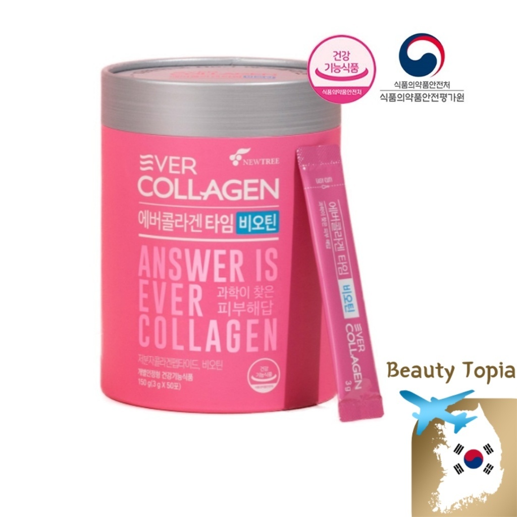 NEWTREE Korea Ever Collagen Time Biotin 30 sticks 50 sticks collagen ...