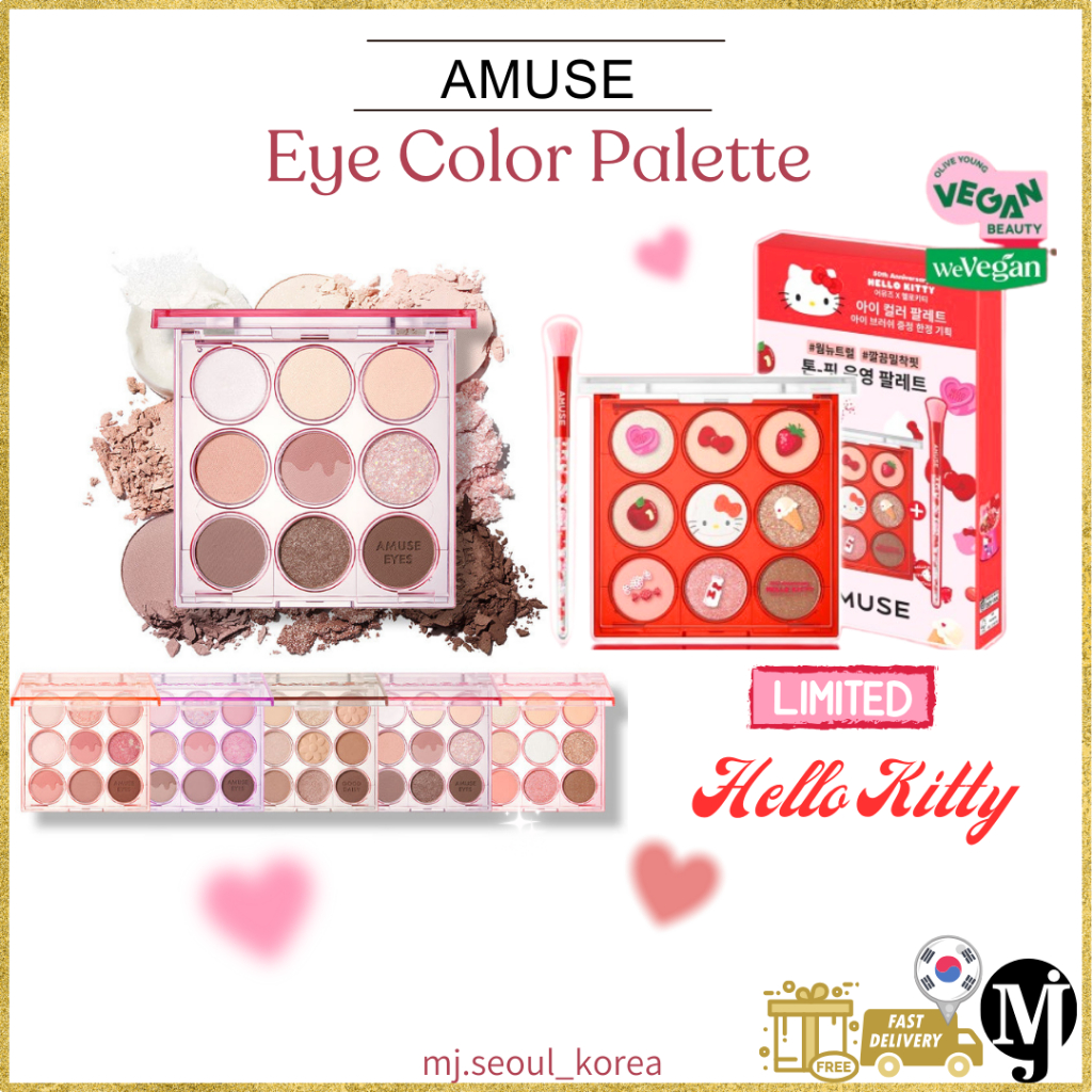 AMUSE Hello Kitty Eye Color Palette 5colors | Shopee Philippines