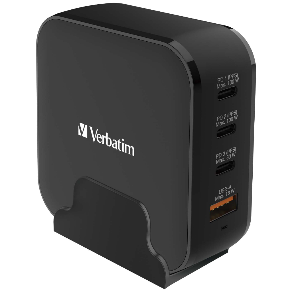 (ALLSTARS: We are Back) Verbatim 66910 4 Port 150W PD & QC 3.0 GaN ...
