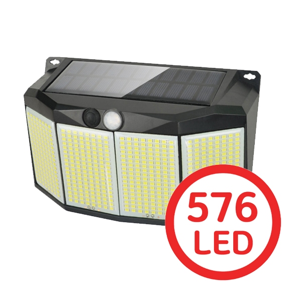 Solar-Powered LED 576 High-Spec Motion Sensor Light | Shopee Philippines