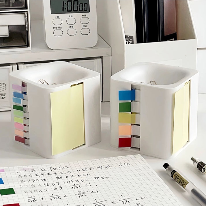 Memo Cube Desk Organizer Notepad Sticky Note Office Supply | Shopee ...