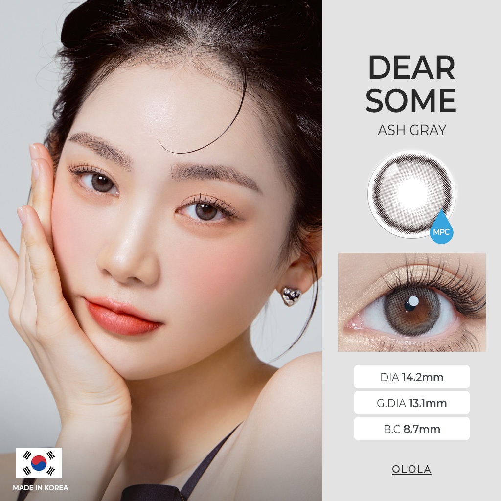 [OLOLA] Dearsome Ash Gray color graded contact lens from korea 6month ...