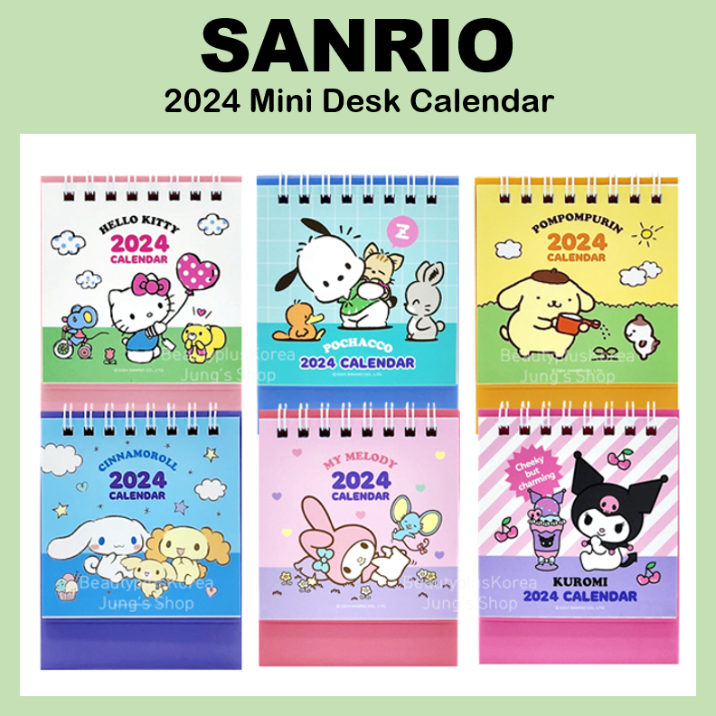 [SANRIO] KITTY/POCHACCO/POMPOMPURIN CINNAMOROLL/MY MELODY/KUROMI 2024 ...