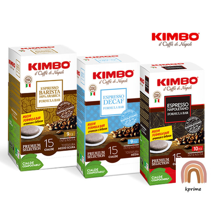 [kprime] KIMBO ESE POD Coffee 3 Flavors (44mm × 15p) | Shopee Philippines