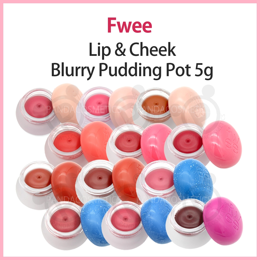 [Fwee] Lip & Cheek Blurry Pudding Pot 5g (NEW Colors) | Shopee Philippines