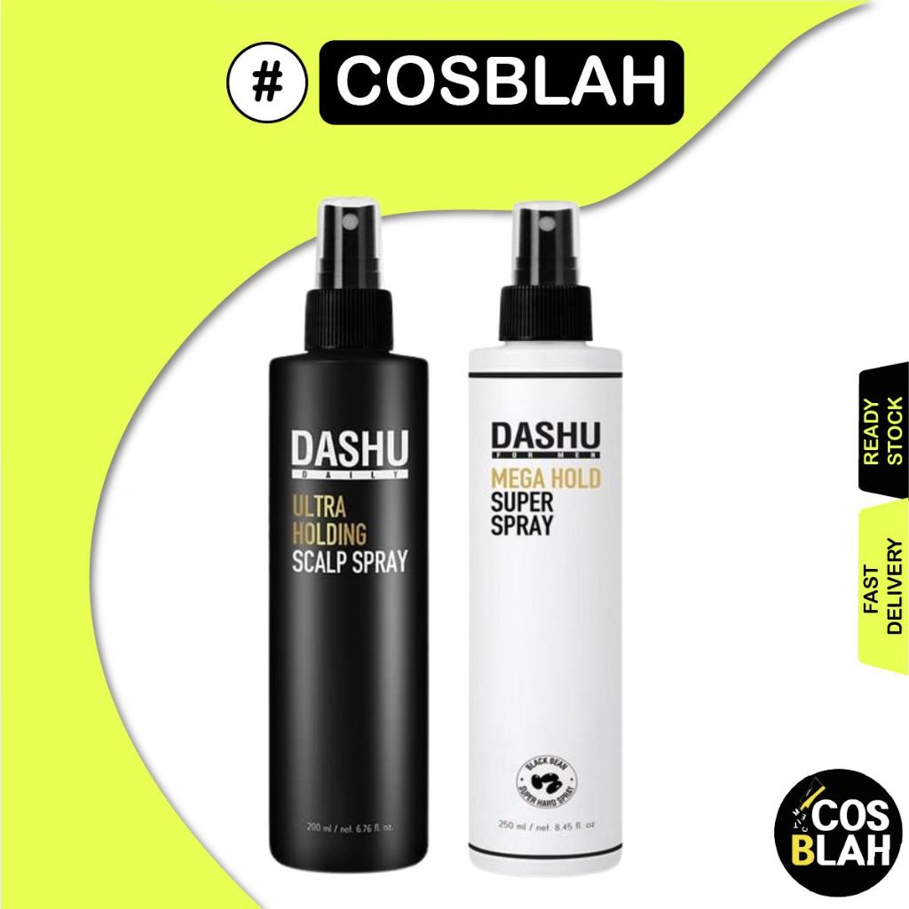 DASHU Mega Hold Super Spray / Ultra Holding Scalp Spray 50ml/ 200ml ...