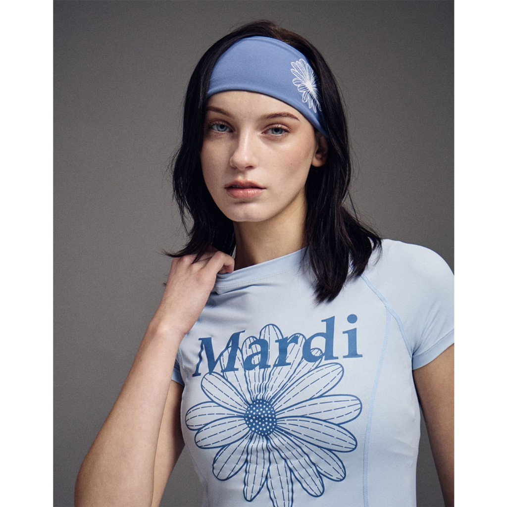Mardi Mercredi [ACTIF] AIRLIFT slim fit top flowermardi