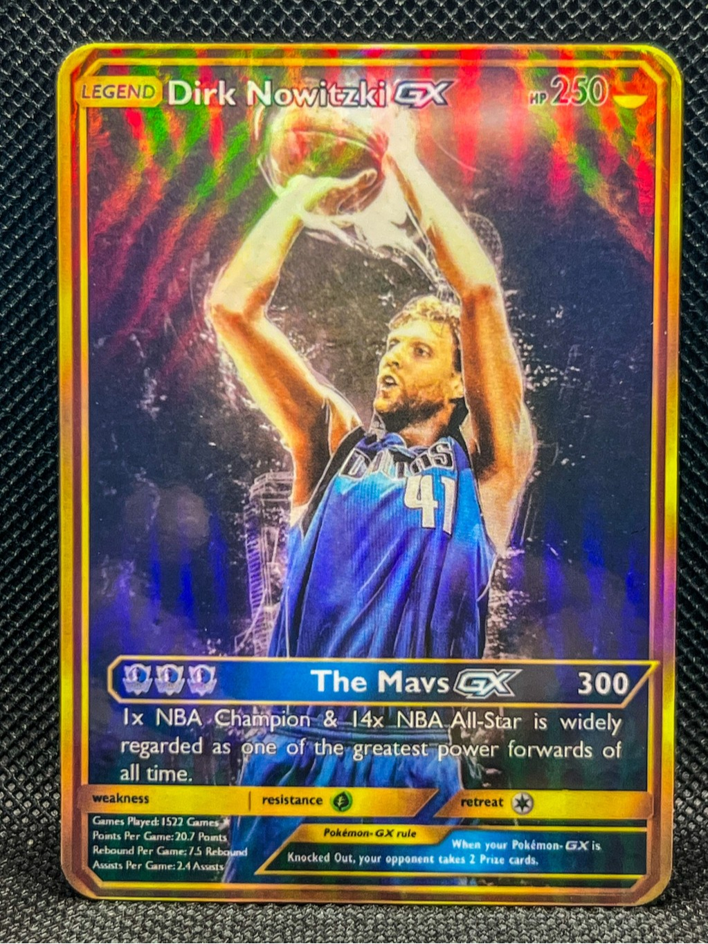 NBA Basketball: Dirk Nowitzki GX Pokemon Card (Legend) | Shopee Philippines