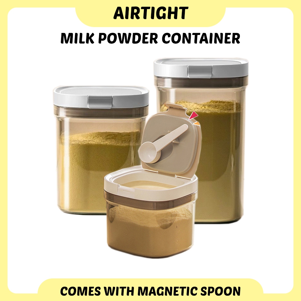 Air Tight Milk Powder Containers, Various Sizes, Comes with Magnetic ...