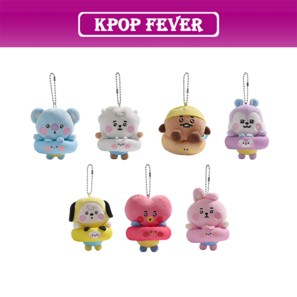 BT21 ベビー ぬいぐるみキーリング(SPLASH) フルセット BTS BT21 BABY SPLASH シリーズ 7/31～発売(公式オンラインストア)