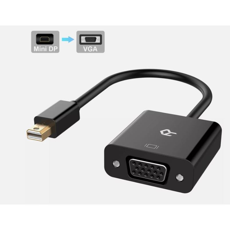 Rankie Mini DisplayPort DP to VGA Adapter Gold Plated 1080p Thunderbolt ...