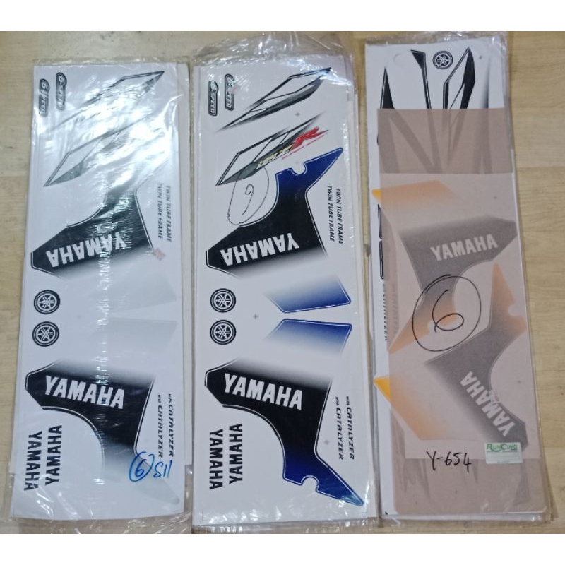 Yamaha Y125Z ( 6 ) Body sticker ( Frame ) | Shopee Philippines