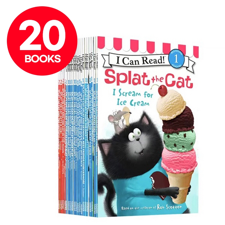 I Can Read! Series Splat the Cat – 20 Books Set (Level 1 Readers ...
