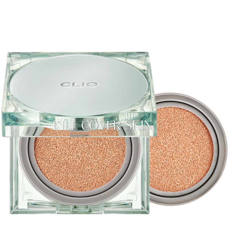 CLIO Kill Cover Skin Fixer Cover Cushion SPF50+ PA+++ with 1 Refill ...